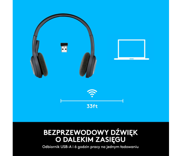 Logitech H600 Headset z mikrofonem - 71784 - zdjęcie 8